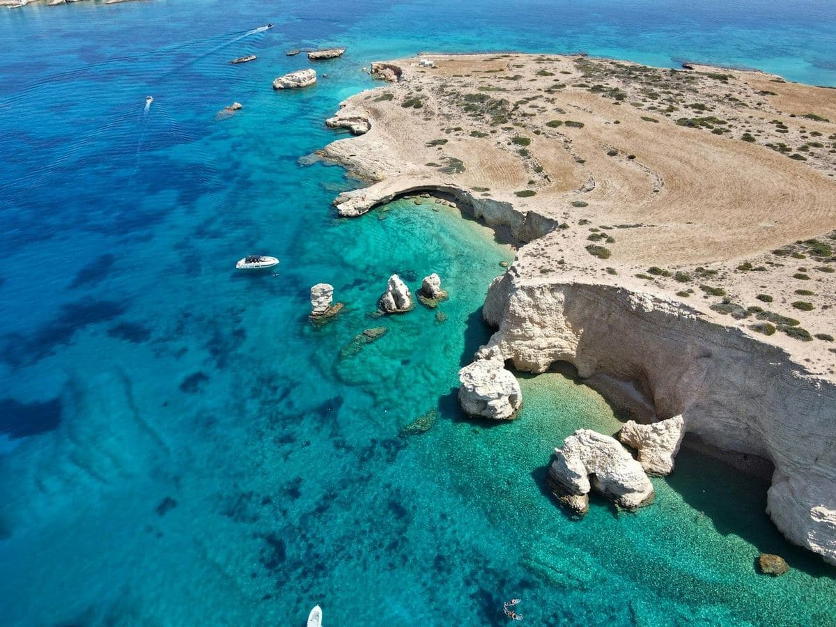 Turquoise coves off Kato Koufonisi