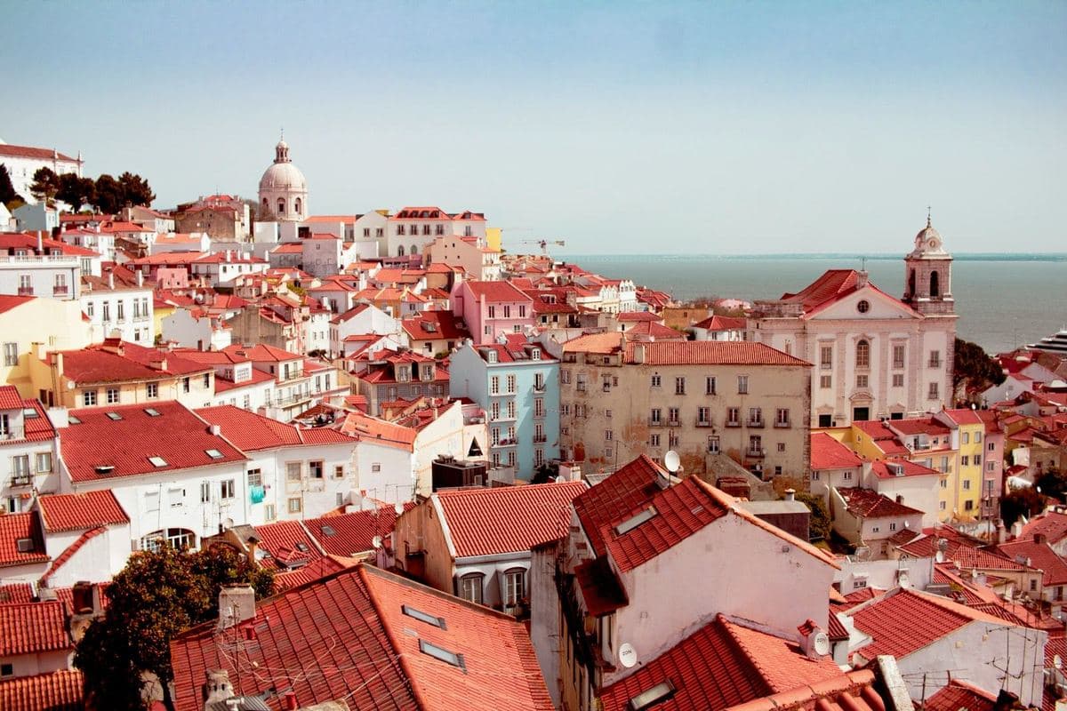 Alfama's rooftops above the Tagus
