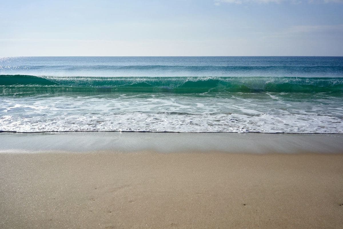 Waves on a Comporta beach